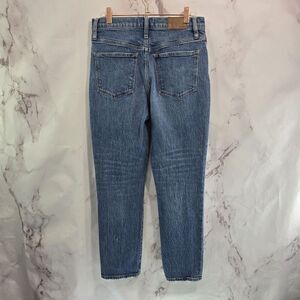 Madewell Jean Womens 27 X 27 High Rise Slim Crop Boyjean Lavern Acid Wash